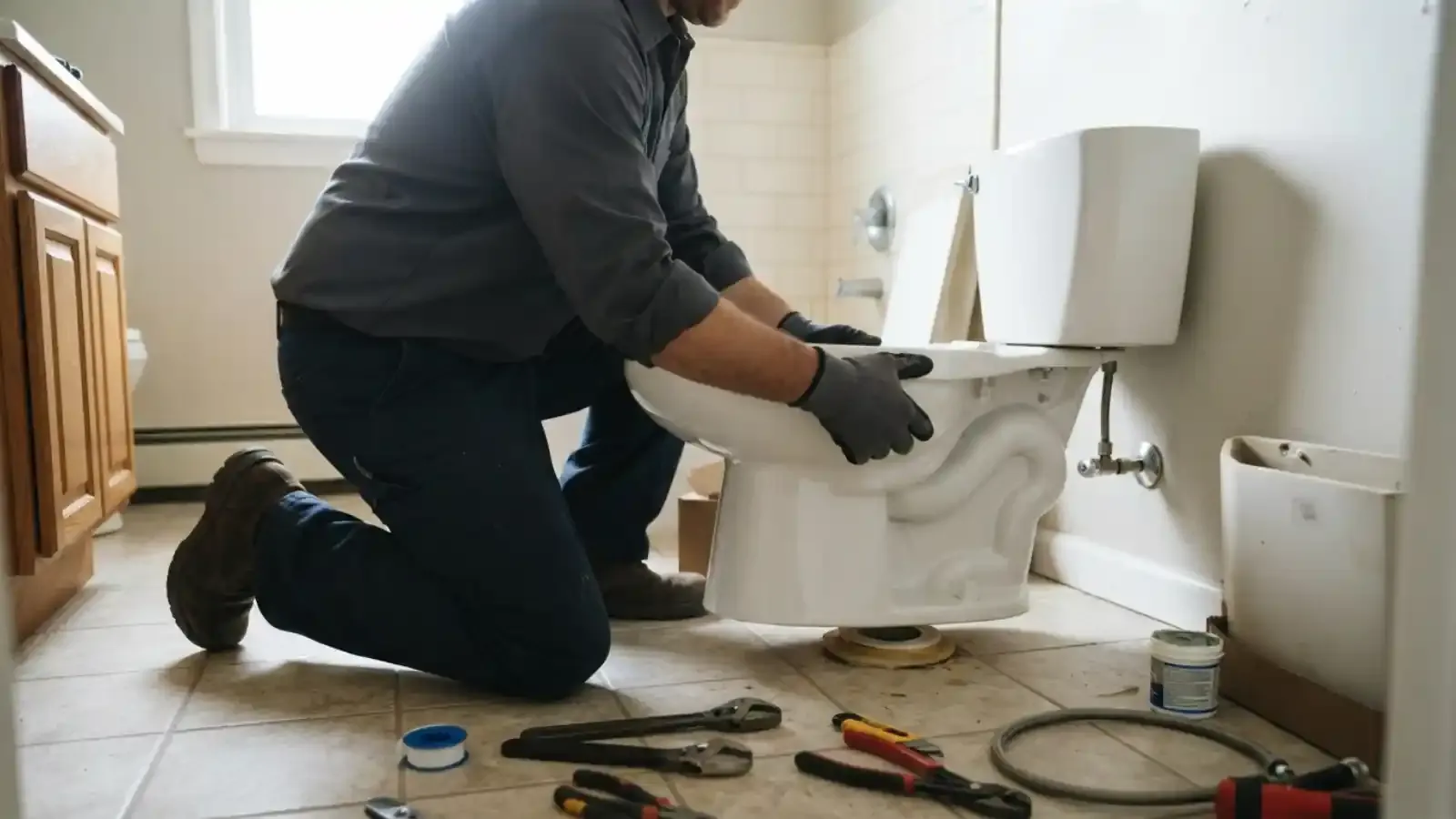 Toilet Tank Leak Repair in Tavares, FL